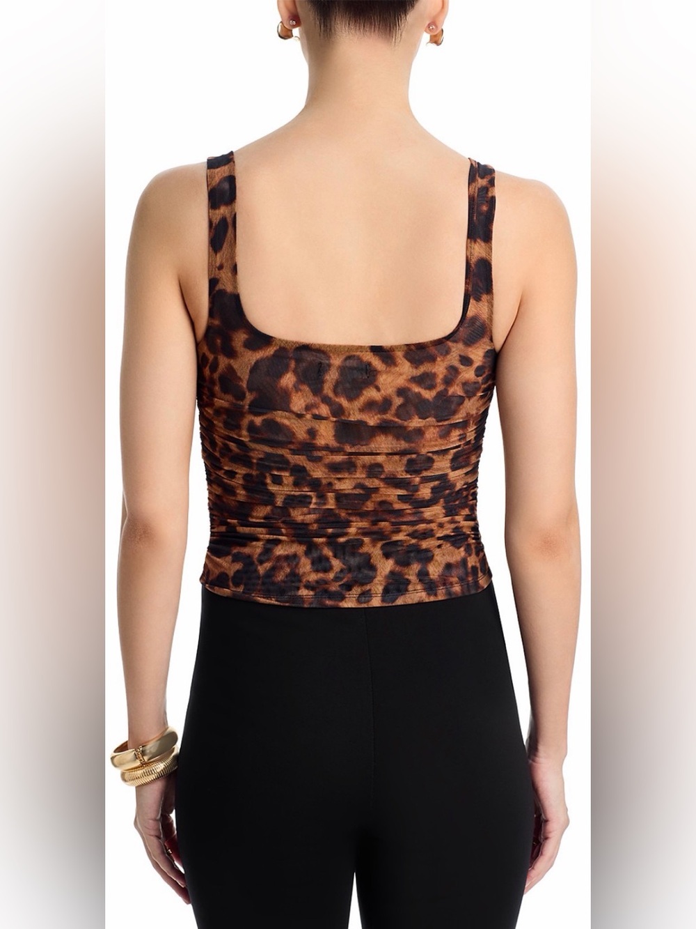 L'AGENCE Rasha Shirred Tank - Picture 3 of 5